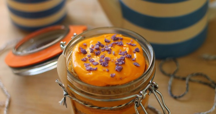 Spiced Pumpkin Cake In a Jar